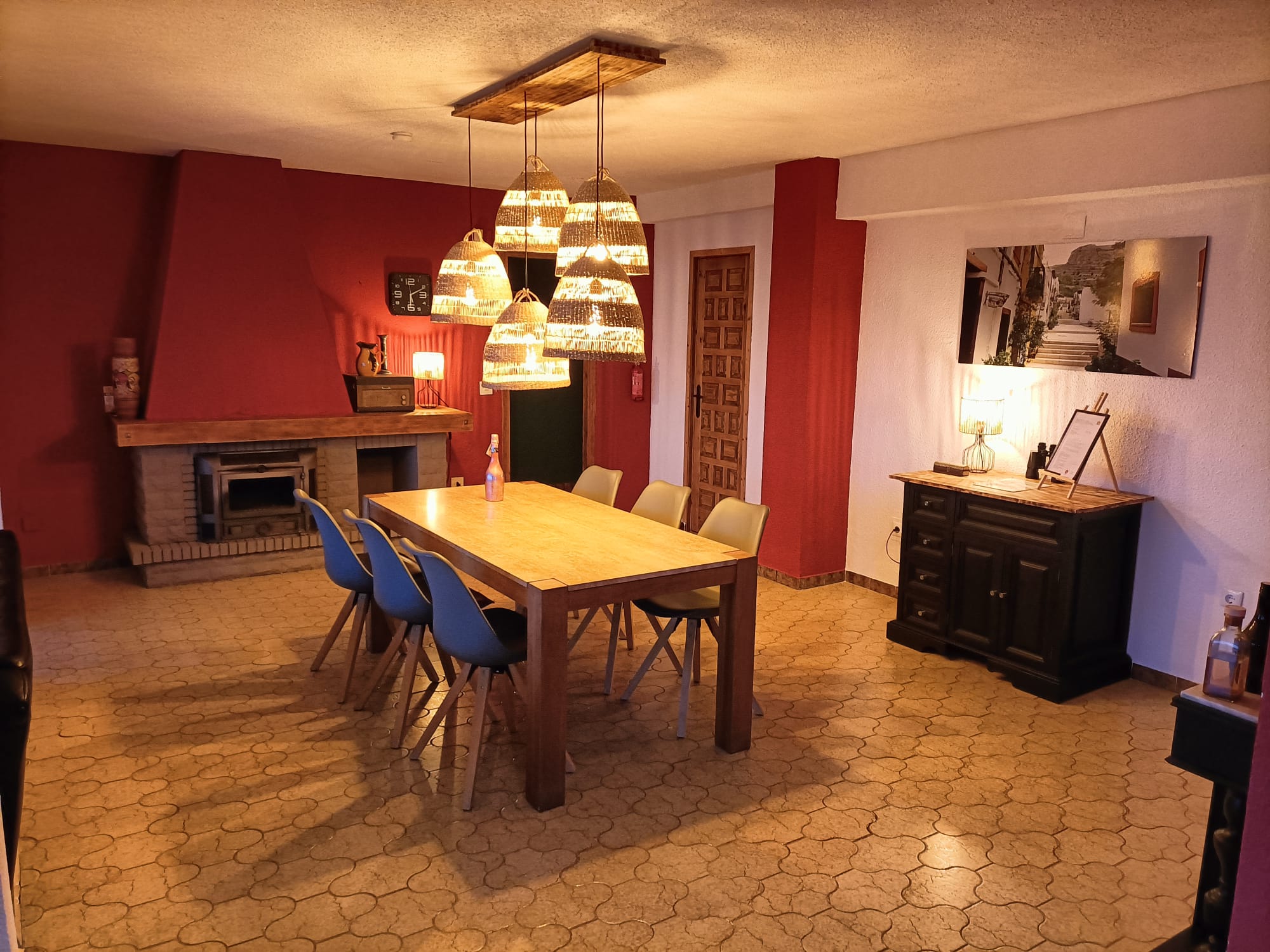 Gezellige eetkamer